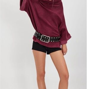 Free People County Line Poncho XS NWT